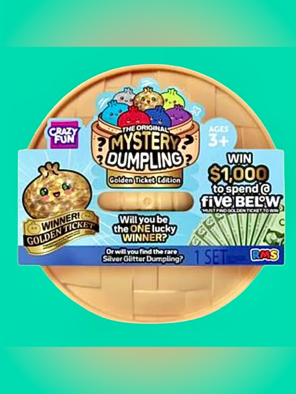 RMS Crazy Fun GOLDEN TICKET Mystery
Dumpling Sealed Target
Exclusive New